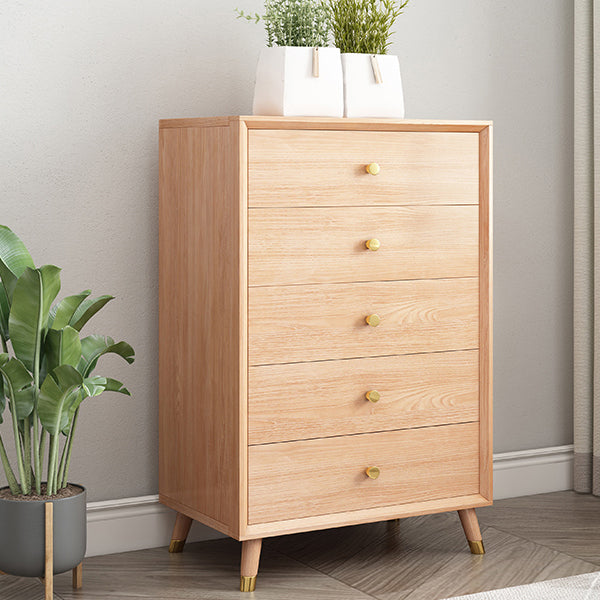 Wooden Chest Contemporary Glam Storage Chest Dresser with Drawers