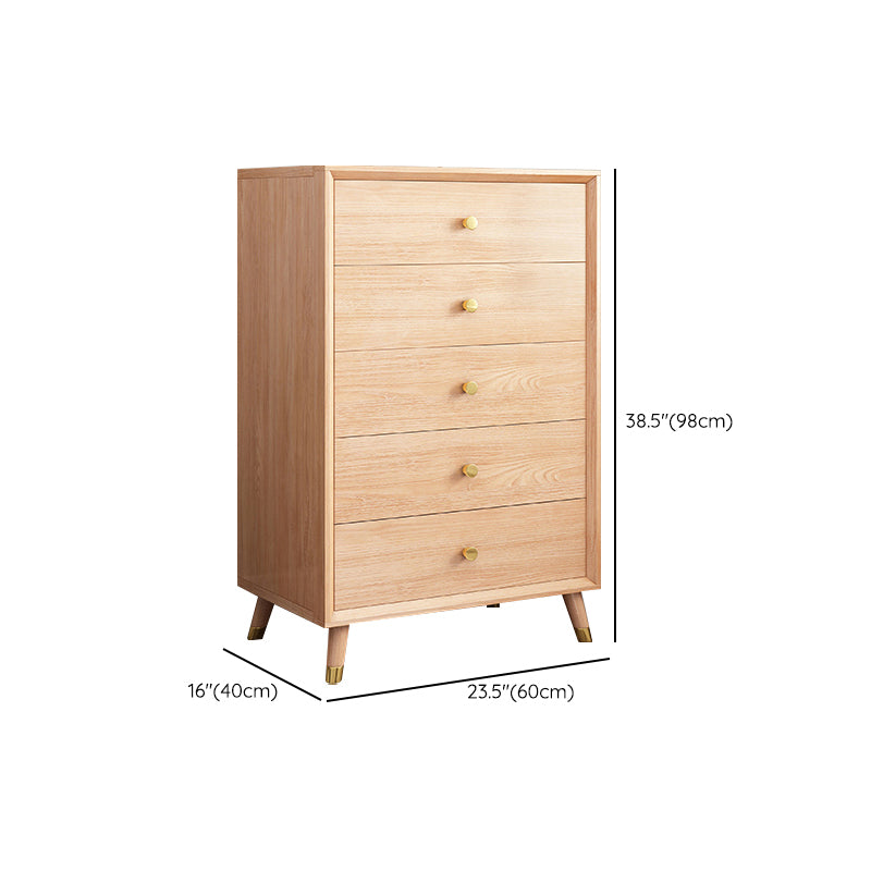 Wooden Chest Contemporary Glam Storage Chest Dresser with Drawers