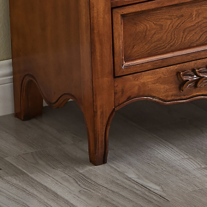 Contemporary Closed Back Bookshelf Vertical Solid Wood Bookcase