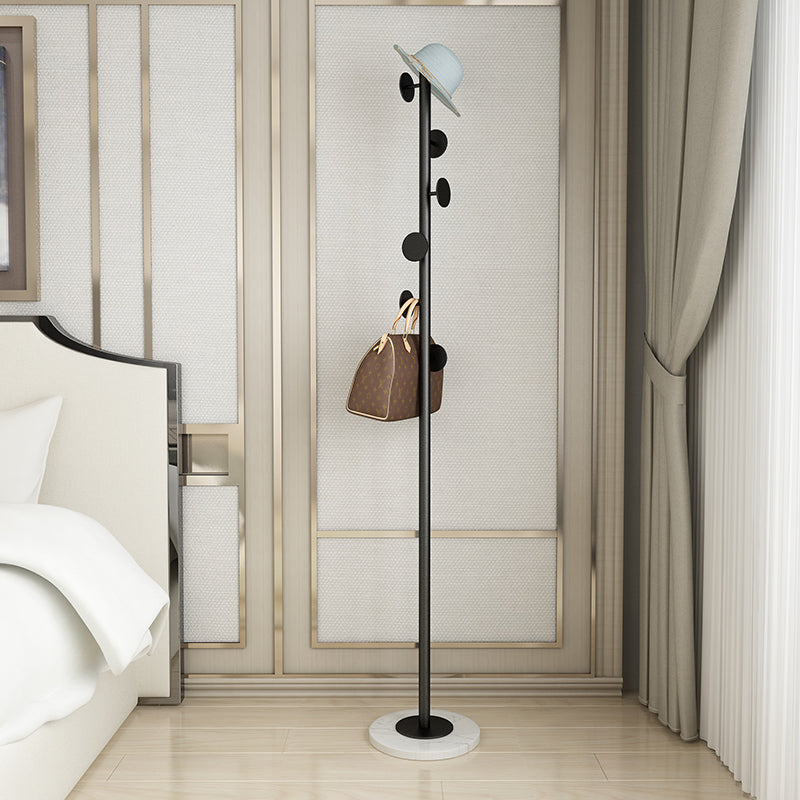 Luxurious Hall Tree Free Standing Metal Coat Rack with Coat Hooks