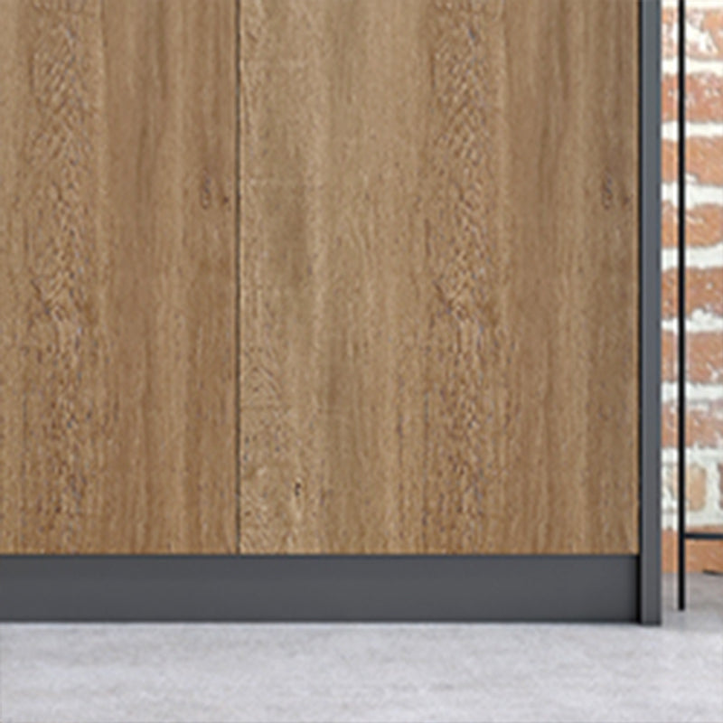 Medieval Modern File Cabinet Vertical Wooden Frame Storage File Cabinet