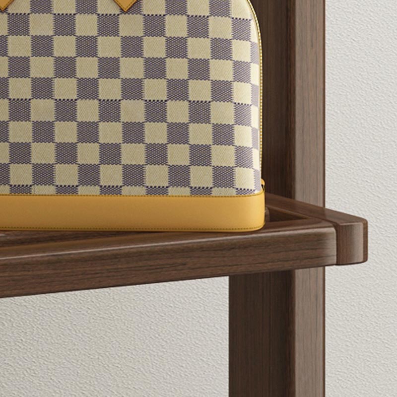 Contemporary Storage Wardrobe Bedroom Wooden Armoire with Shelves