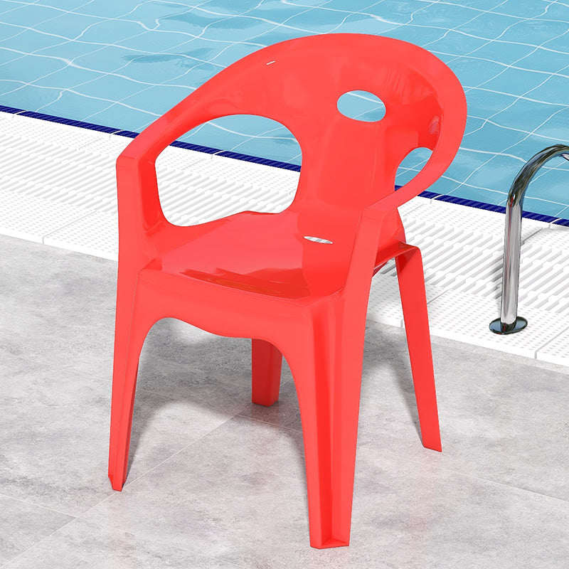 Modern Square Patio Dining Table 1/5 PCS Dining Set with Acrylic Chairs for Outdoors