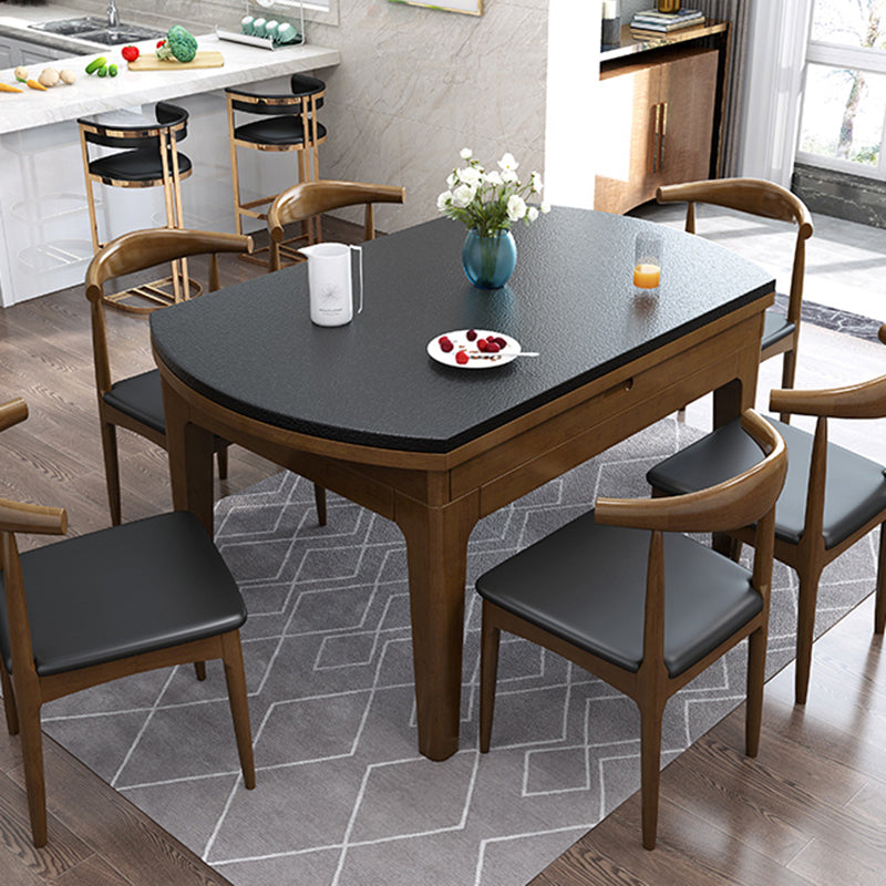 4-foot Dining Site Table Stone Drop-Leaf Dinette Table for Home