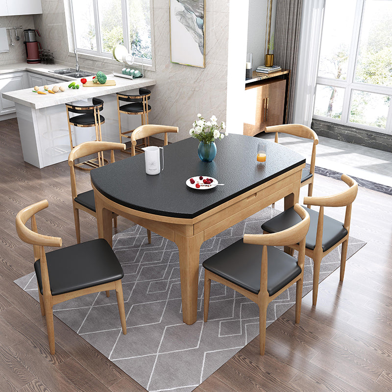 4-foot Dining Site Table Stone Drop-Leaf Dinette Table for Home