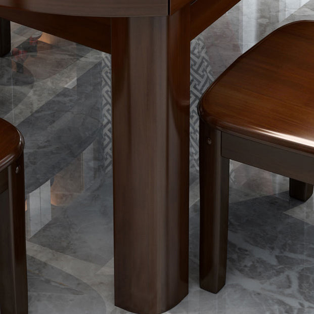 Solid Wood Dining Table Set 1/7 Pieces Dining Set for Kitchen