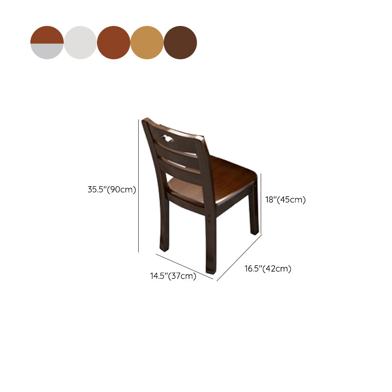 Solid Wood Dining Table Set 1/7 Pieces Dining Set for Kitchen