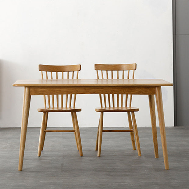 Contemporary Style Side Chair Wood Slat Back Dining Room Chair for Dining Room