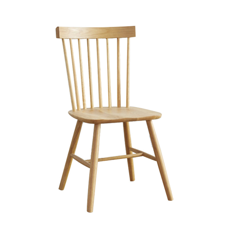 Contemporary Style Side Chair Wood Slat Back Dining Room Chair for Dining Room