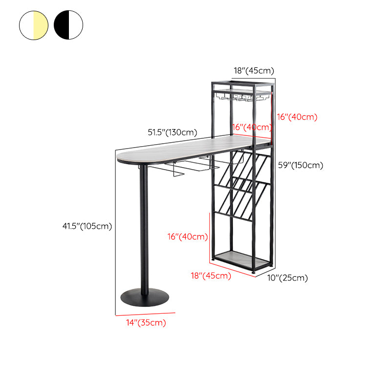 Glam Stone Pub Dining Set 1/2/3 Pcs Specialty Pub Set for Indoor