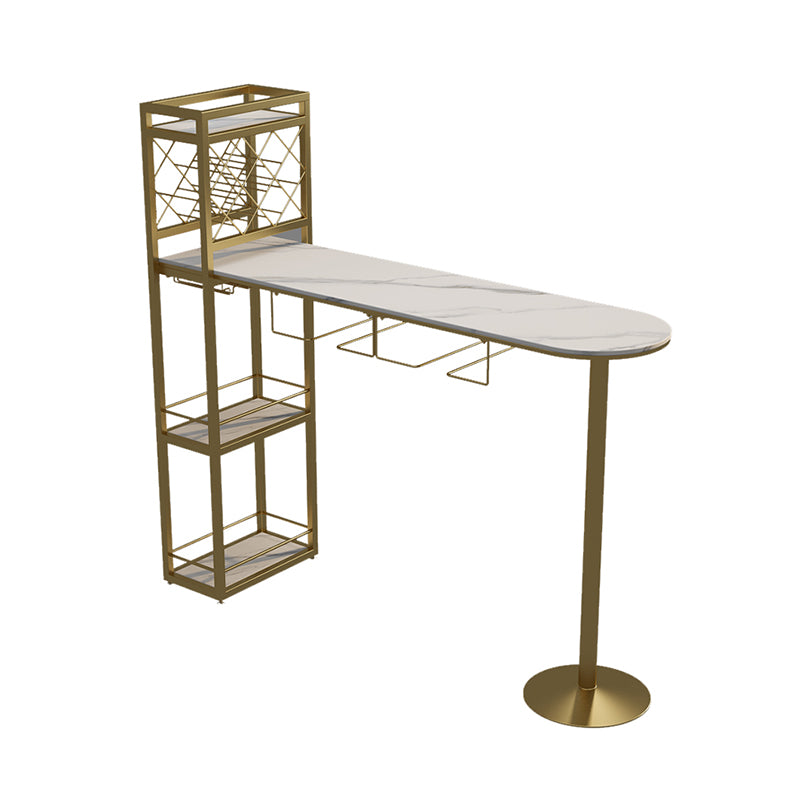 Glam Style Stone Pub Dining Set 1/2/3 Pcs Specialty Pub Set for Indoor