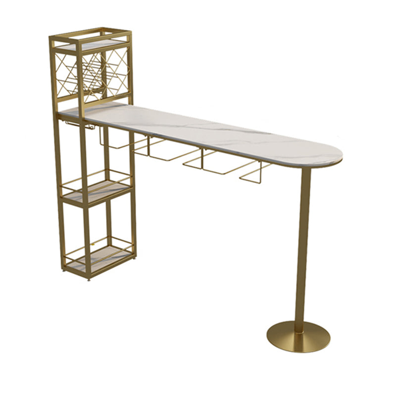 Glam Style Stone Pub Dining Set 1/2/3 Pcs Specialty Pub Set for Indoor