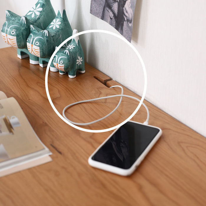 Solid Wood Bar Table Modern Rectangle Bar Table  with Storage