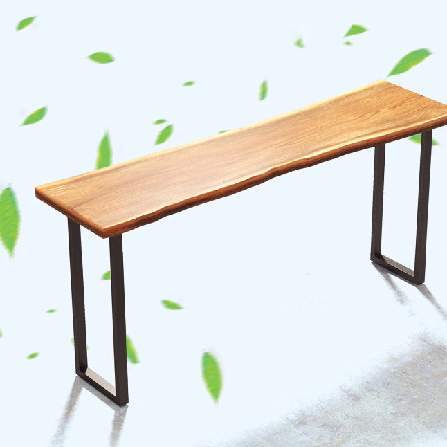 Indoor Industrial Bar Dining Table Rectangle Pine Wood Bar Table