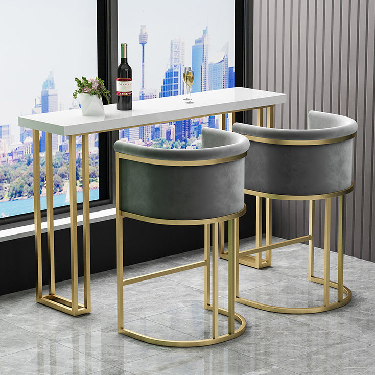 Rectangle Bistro Bar Height Cocktail Table Sled Pub Height Dining Table