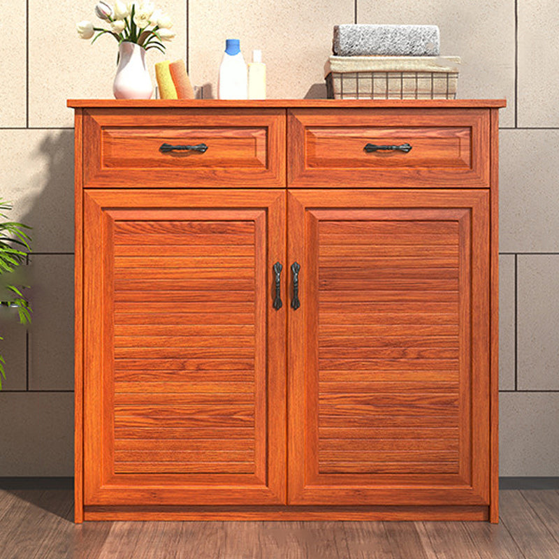 Contemporary Sideboard Table Metal Sideboard with Doors for Kitchen