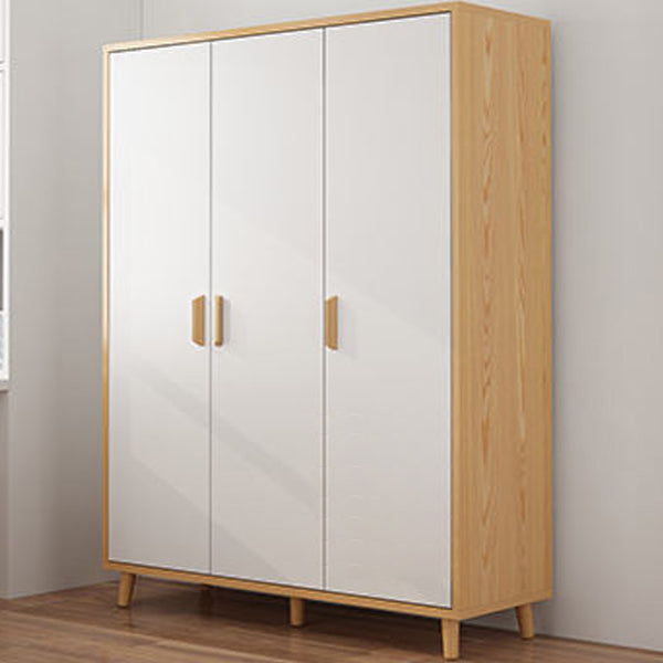 Contemporary Hanging Clothes Rack Solid + Manufactured Wood Kid's Wardrobe