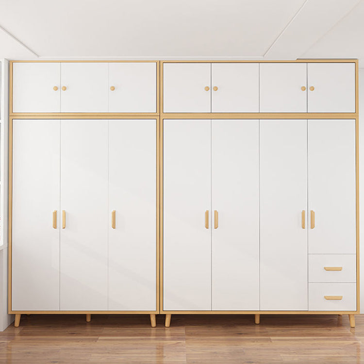 Contemporary Hanging Clothes Rack Solid + Manufactured Wood Kid's Wardrobe