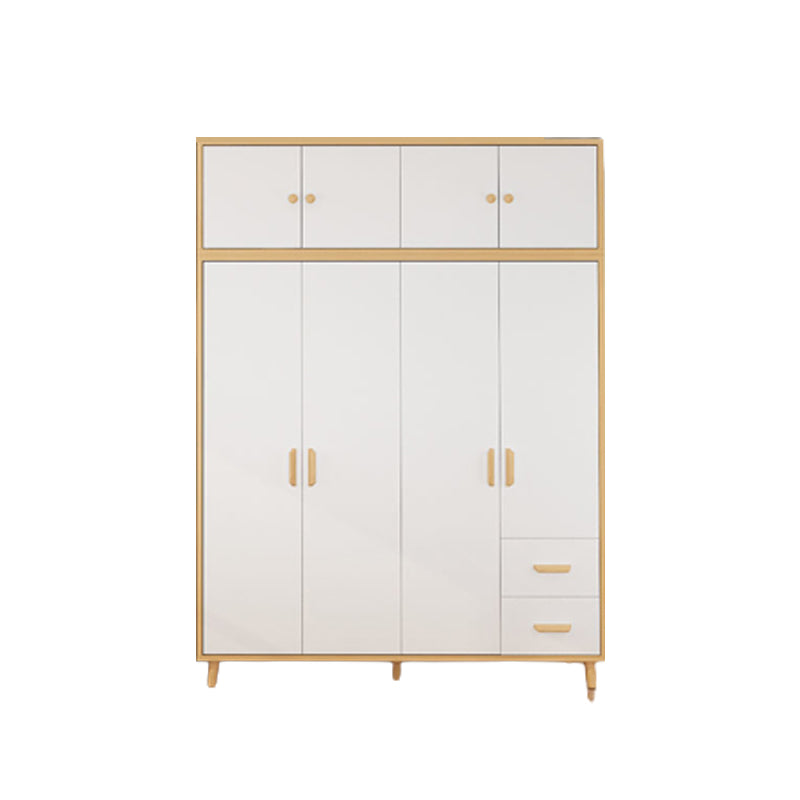 Contemporary Hanging Clothes Rack Solid + Manufactured Wood Kid's Wardrobe