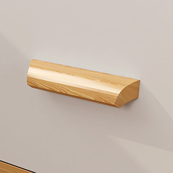 Contemporary Hanging Clothes Rack Solid + Manufactured Wood Kid's Wardrobe