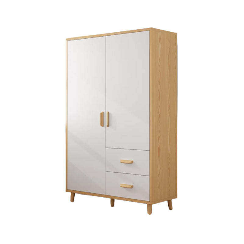 Contemporary Hanging Clothes Rack Solid + Manufactured Wood Kid's Wardrobe