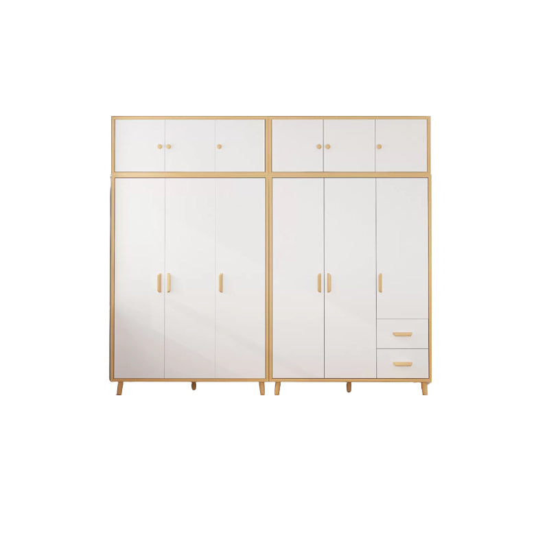 Contemporary Hanging Clothes Rack Solid + Manufactured Wood Kid's Wardrobe