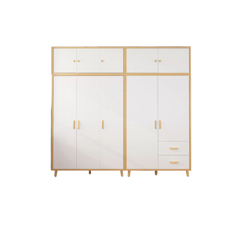 Contemporary Hanging Clothes Rack Solid + Manufactured Wood Kid's Wardrobe