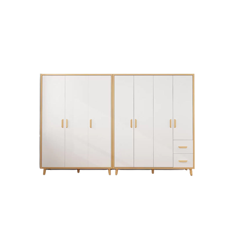 Contemporary Hanging Clothes Rack Solid + Manufactured Wood Kid's Wardrobe