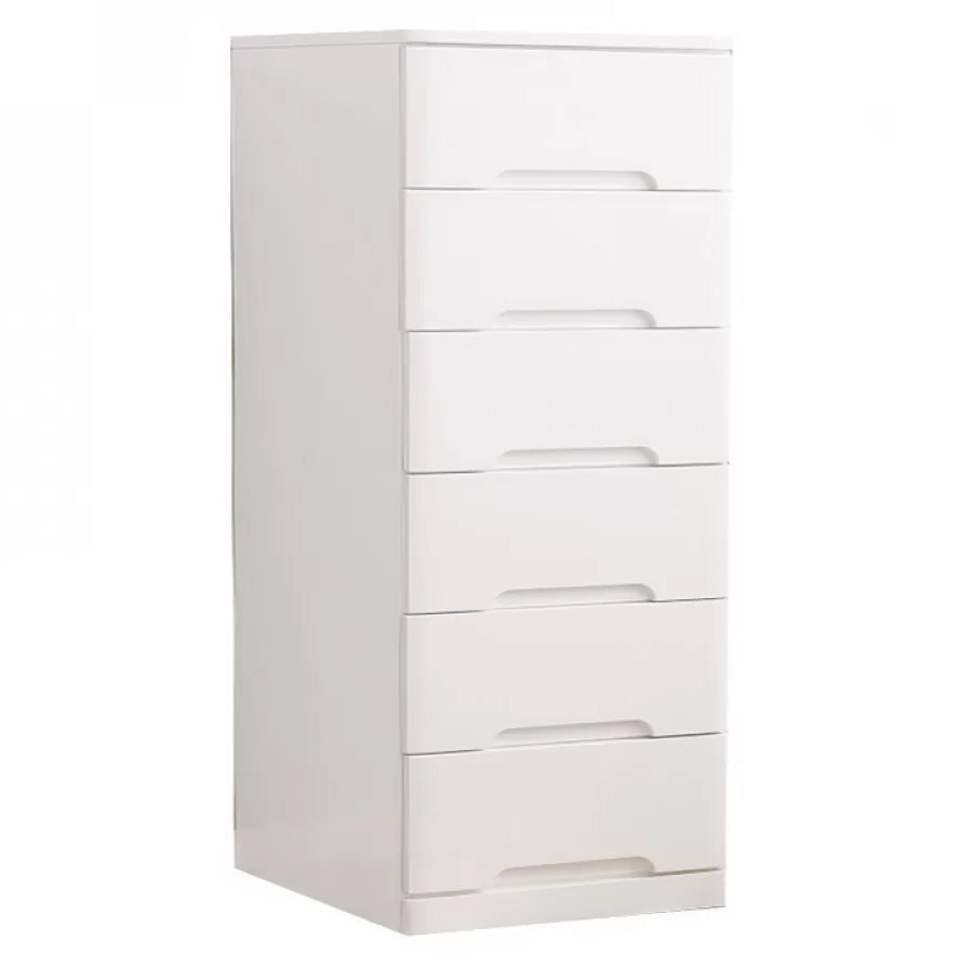 Solid Wood Kid's Wardrobe Matte Wardrobe Armoire with Lower Storage Drawers