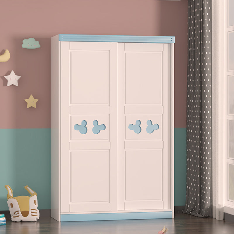 Matte Finish Modern Kid's Wardrobe High Gloss Wooden Kids Closet