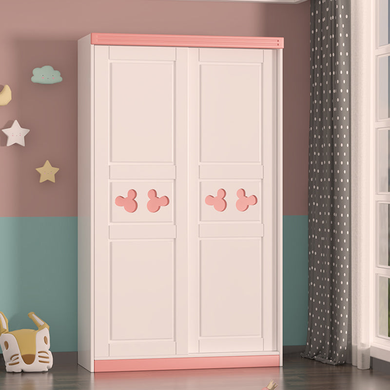 Matte Finish Modern Kid's Wardrobe High Gloss Wooden Kids Closet