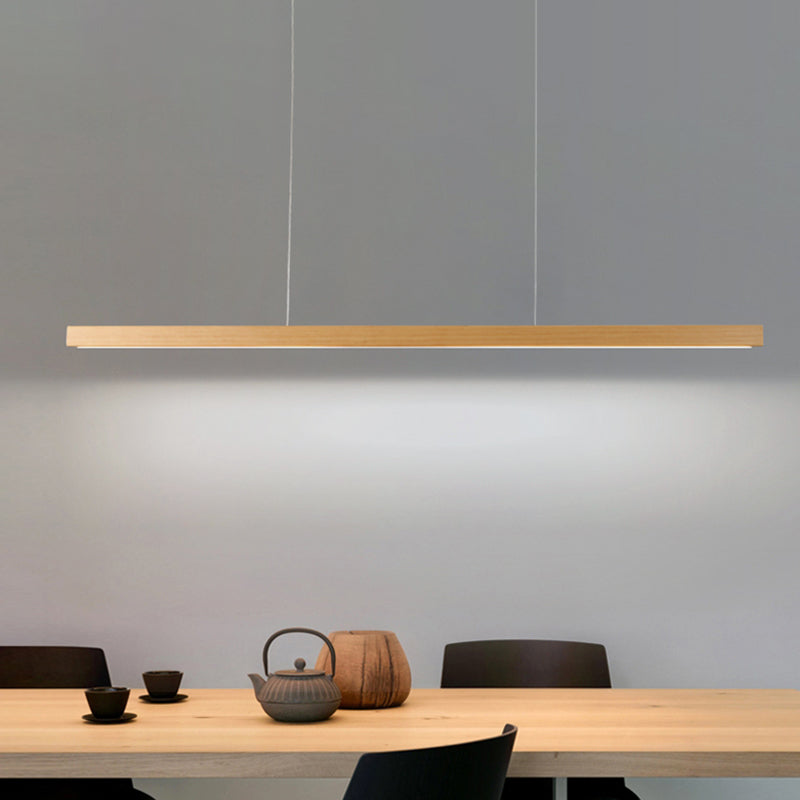 Wooden Island Lamps Modern Acrylic Shade Island Lighting Ideas for Kitchen