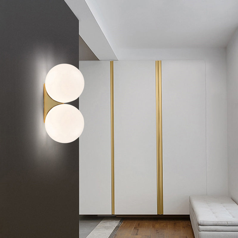 Modern Golden Wall Light Sconces Globe Wall Lighting for Home