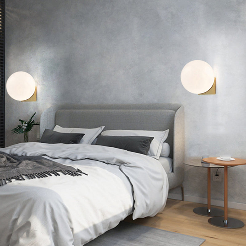 Modern Golden Wall Light Sconces Globe Wall Lighting for Home
