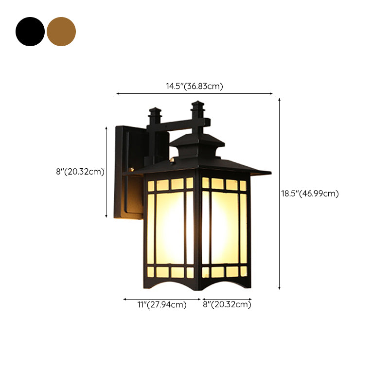 Modern Simple Aluminum Wall Light Rectangle Shape Wall Lamp for Outdoor