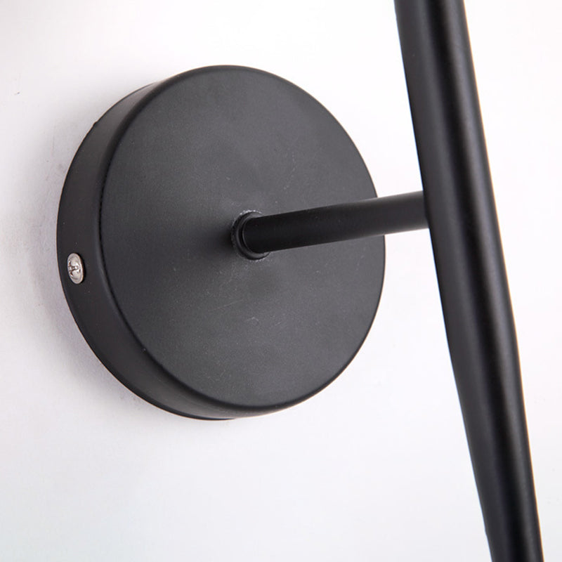 Contemporary Single Bathroom Vanity Light Glass Shaded Bath Bar in Golden / Black