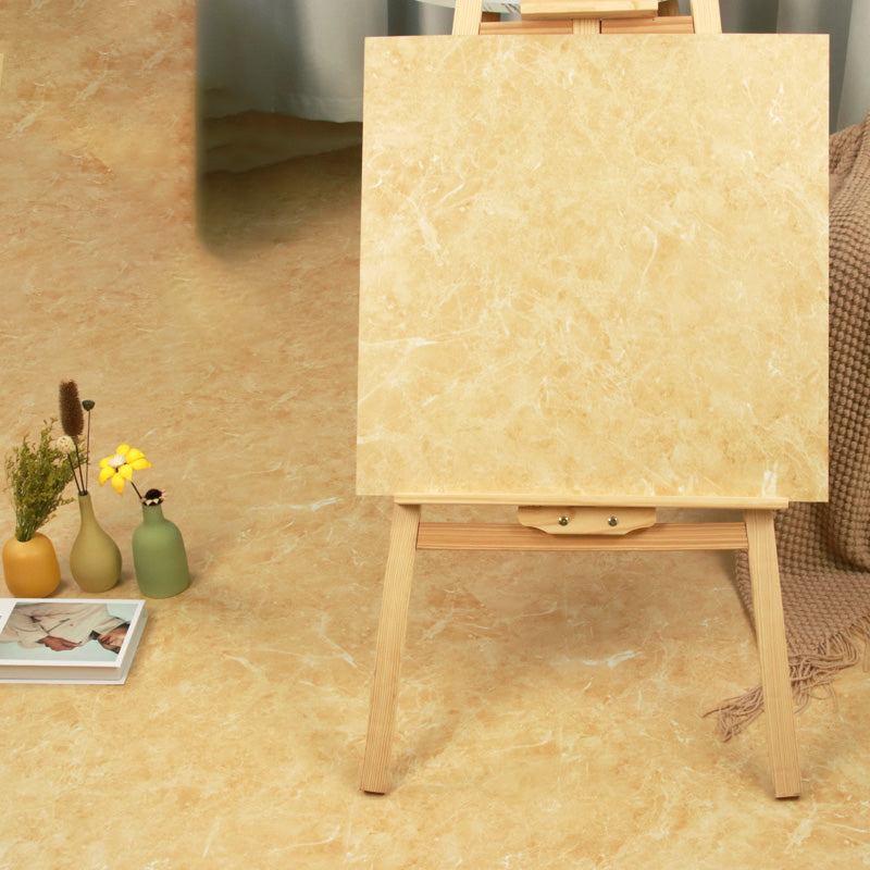 Square Waterproof PVC Flooring Peel and Stick Fire Resistant PVC Flooring