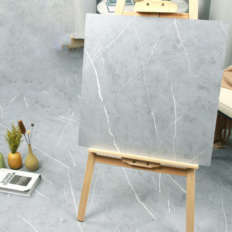 Square Waterproof PVC Flooring Peel and Stick Fire Resistant PVC Flooring