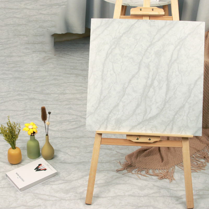 Square Waterproof PVC Flooring Peel and Stick Fire Resistant PVC Flooring