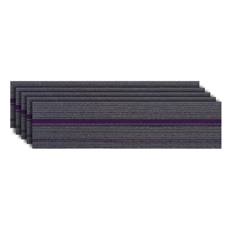 Loose Lay Carpet Tiles Ombre Print Fade Resistant Carpet Tiles