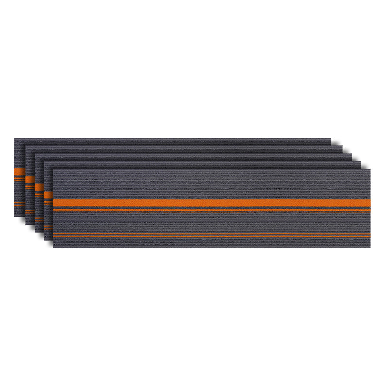 Loose Lay Carpet Tiles Ombre Print Fade Resistant Carpet Tiles