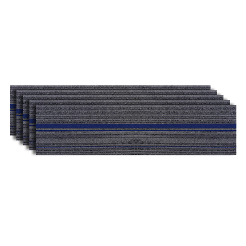 Loose Lay Carpet Tiles Ombre Print Fade Resistant Carpet Tiles