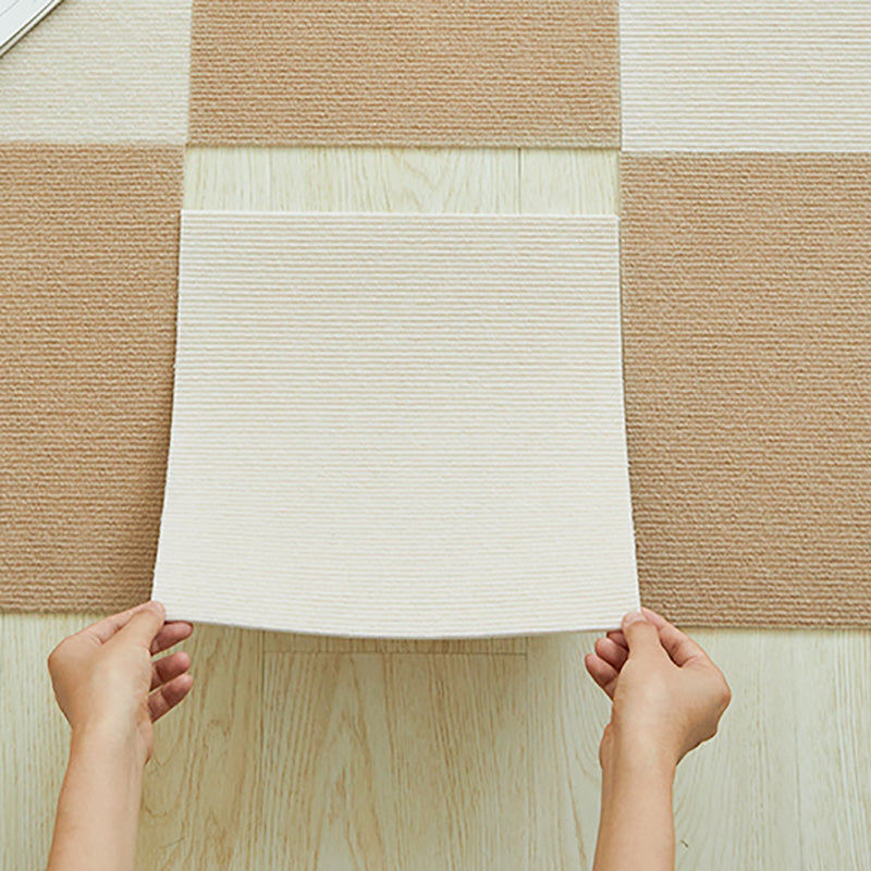 Modern Loose Lay Carpet Tile Checkered Carpet Floor Tile for Living Room
