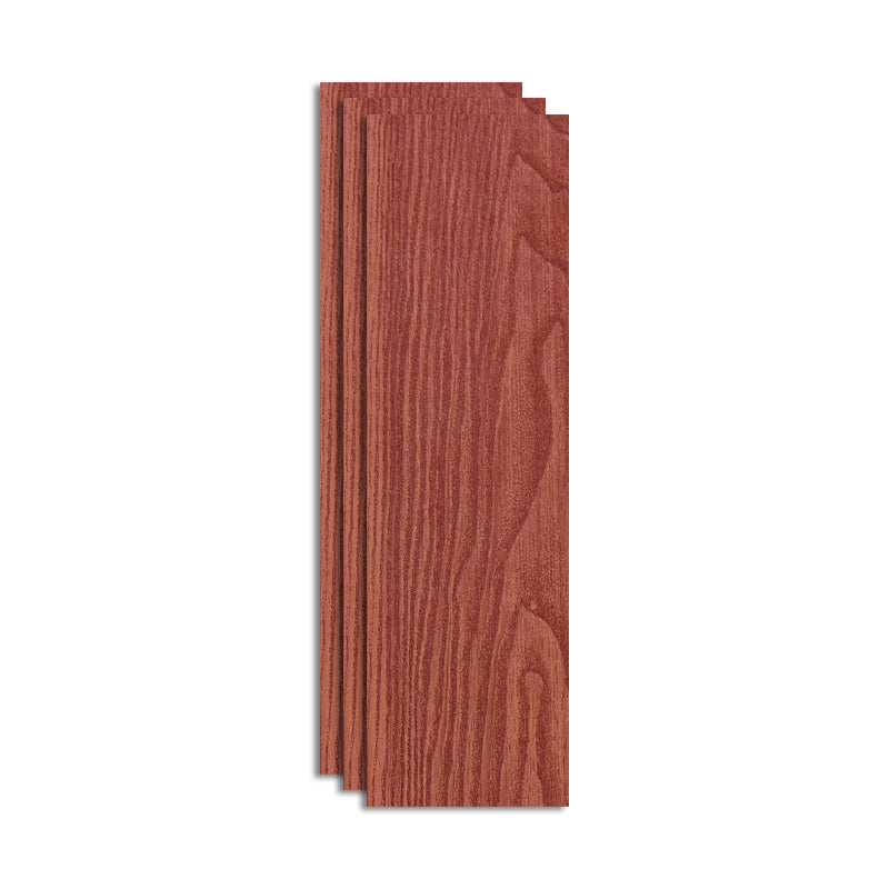 Brown Wood Self Adhesive Wood Floor Planks Reclaimed Wooden Planks for Patio