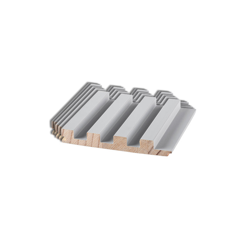 Contemporary Solid Color Wood Planks Waterproof Hardwood Indoor Wallboard