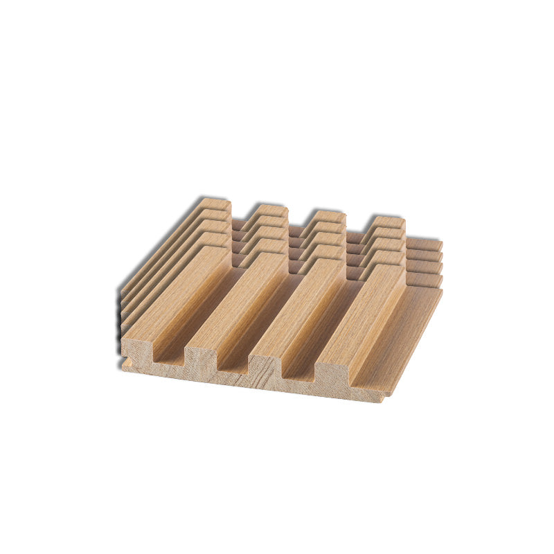 Contemporary Solid Color Wood Planks Waterproof Hardwood Indoor Wallboard