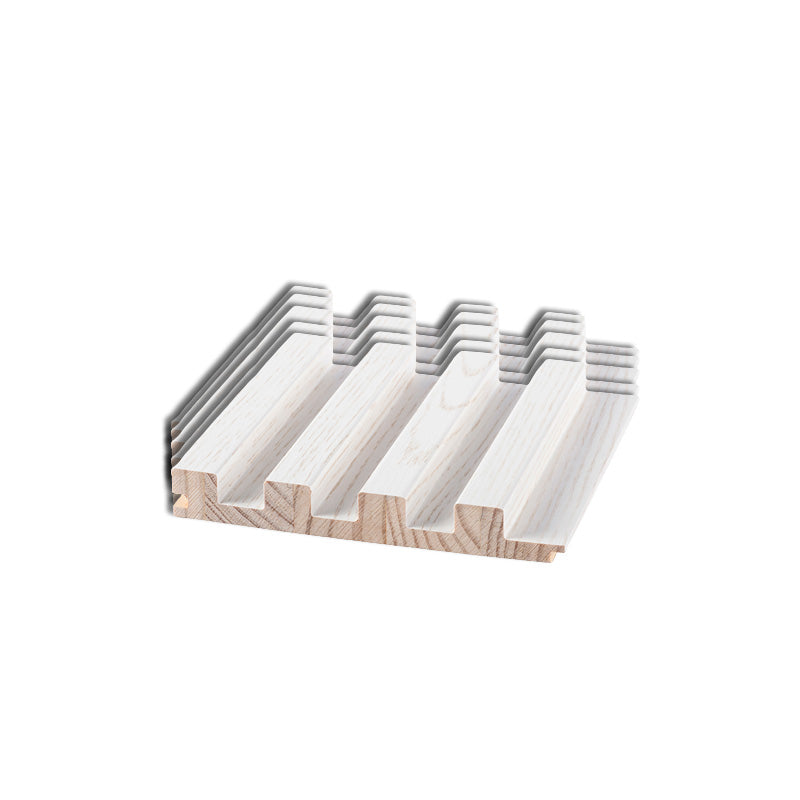 Contemporary Solid Color Wood Planks Waterproof Hardwood Indoor Wallboard