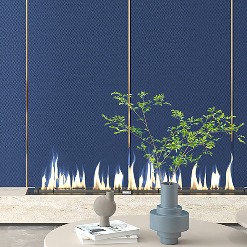 Contemporary Backsplash Panels Solid Color Wall Paneling for Living Room