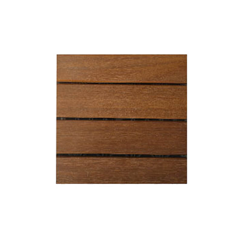 Solid Wood Patio Flooring Tiles Interlocking Deck Plank for Indoor and Outdoor