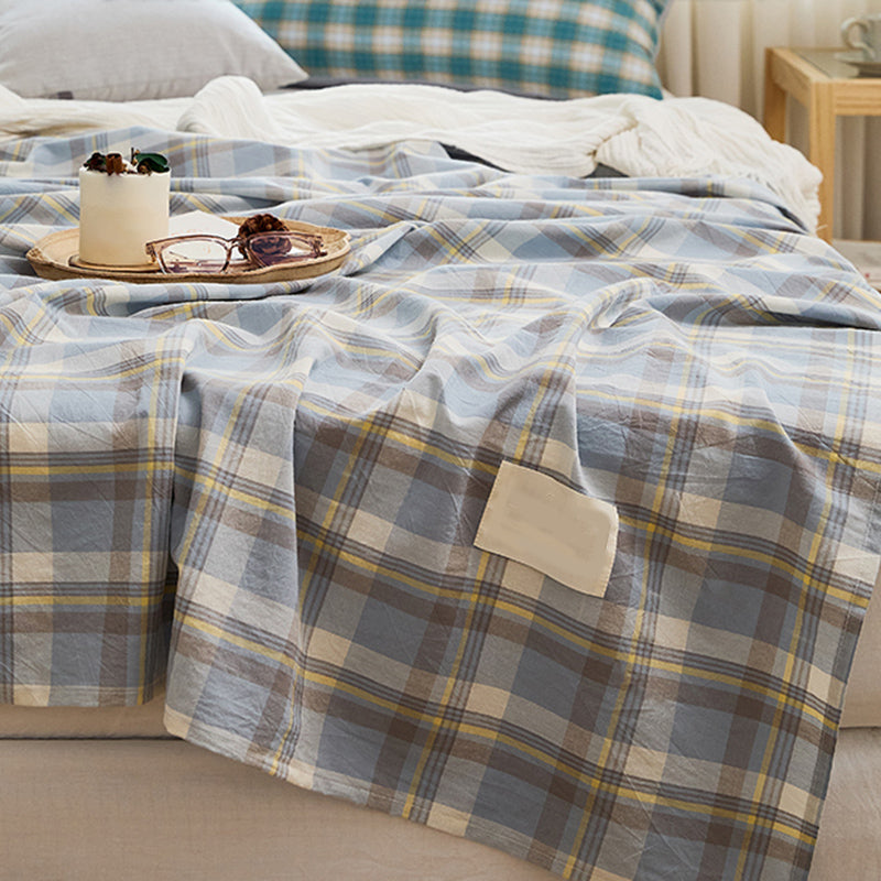 Modern Bed Sheet Set Pinstriped Elegant Fitted Sheet for Bedroom